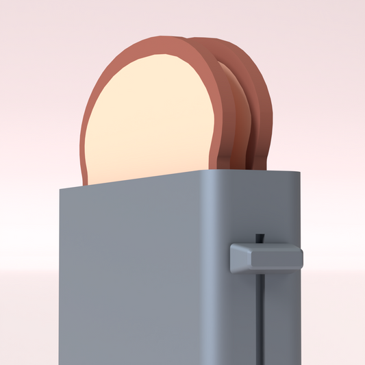 Toastie Coaster with Holder – (Set of 2)