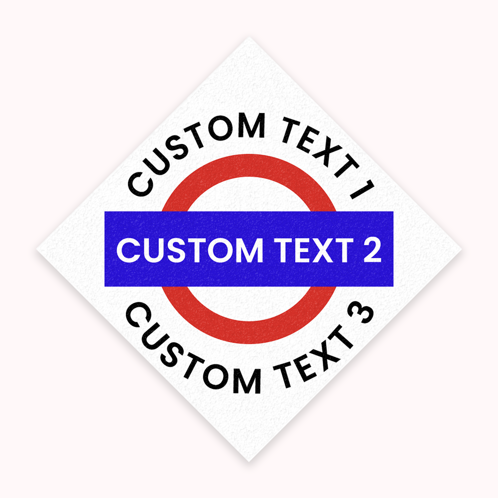 Custom Indian Railway Fridge Magnet