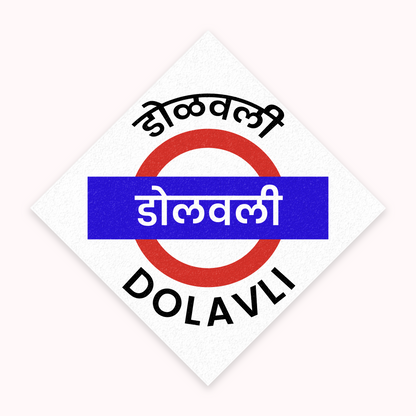 Mumbai [Central Line] - Fridge Magnet