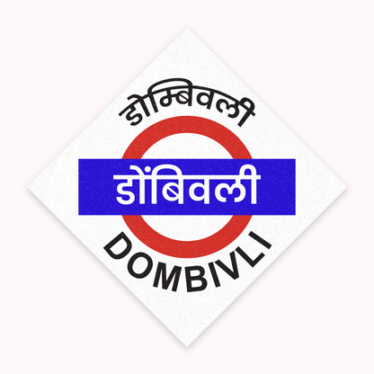 Mumbai [Central Line] - Fridge Magnet