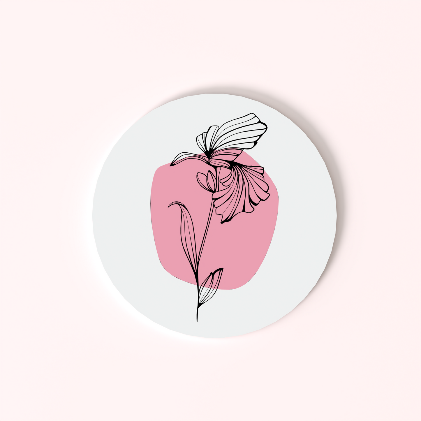 The Floral Edition - Coasters with Holder (Set of 4)