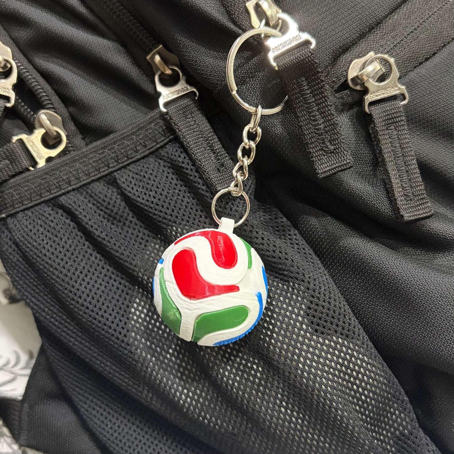 World Cup Inspired Football Keychain