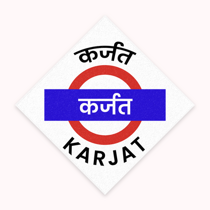 Mumbai [Central Line] - Fridge Magnet