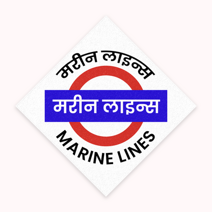 Mumbai [Western Line] - Fridge Magnet