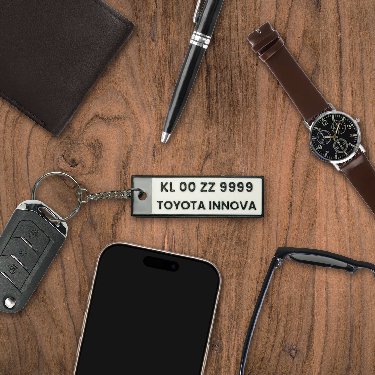 MiniPlates - Custom Car & Bike Keychains