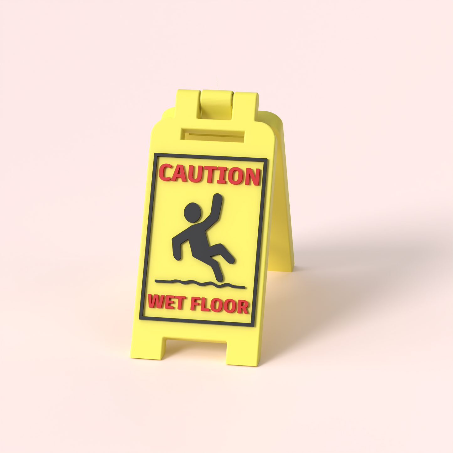 Tiny Wet Floor Sign – Desk Edition